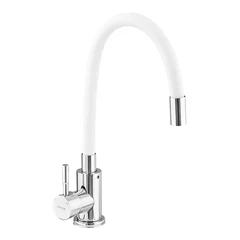 Смеситель для кухни Mixxus SUS-011 Chrome Refl.White (нерж. сталь) (MI6233)