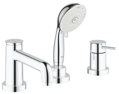 Смеситель на борт ванны на 3 отверстия Grohe BauClassic (2511800A)