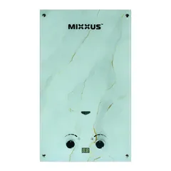 Газова колонка MIXXUS GWH-0510 BASIC GLASS димохідна 10 л/хв (панель зі скла з малюнком) (WH0026)