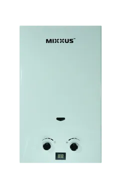 Газовая колонка Mixxus GWH-0710 BASIC TURBO WHITE турбированная 10 л/мин (WH0028)