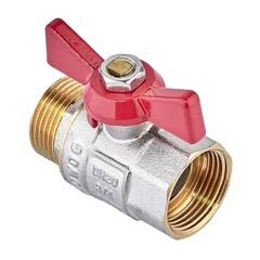 Кран кульовий Waterpro WP607-20FMW - 3/4" ГШМ (сталевий метелик) (WP3294)