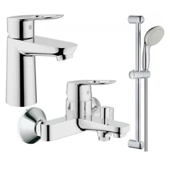 Набор смесителей для ванной S-Size Grohe BauLoop (123214S)