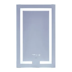 Зеркало Mixxus Hard MR06-50x80 (часы, LED-подсветка, антизапотевание) (MI6011)