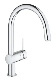 Змішувач для кухні з висувним виливом Grohe Minta (32918000)