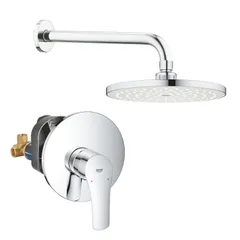 Набір для душу з верхнім душем Grohe Eurosmart UA33556003 (33556003+28576000+27541001) (UA33556003)