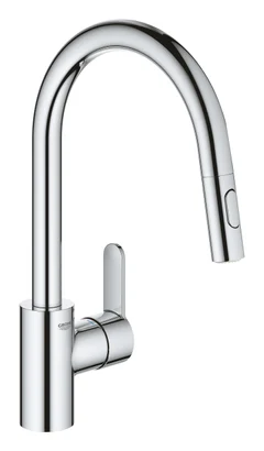 Смеситель для кухни с выдвижным изливом Grohe Eurostyle Cosmopolitan (31482003)