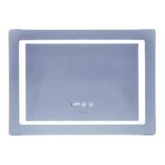 Зеркало Mixxus Style MR03-70x50 (часы, LED-подсветка, антизапотевание) (MI6006)