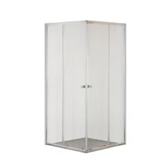 Душевая кабина без поддона Mixxus CUBIC SC01-90x90x185-TR CHROME прозрачное стекло 4мм (MI6906)