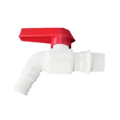 Пивной кран PVC (White+red) Plamix PVI-1/2" (PM0631)