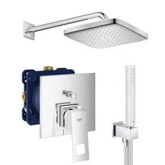 Душова система прихованого монтажу зі змішувачем Grohe Eurocube New Tempesta 250 (UA26415SC3)