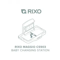 Настінний сповивальний столик з посиленими бортами Rixo Maggio (CS903)