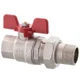 Кран с американкой прямой Roho R105-075 - 3/4" (RO0087)