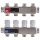 Коллекторный блок с термостат. клапанами Europroduct EP.S1100-04 1"x4 (EP4991)